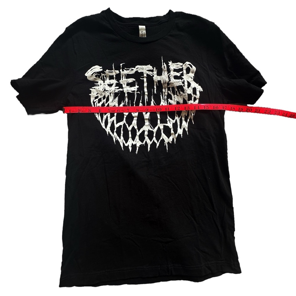 Seether Scratch Grin Logo Official Merch T-Shirt - Picture 5 of 8